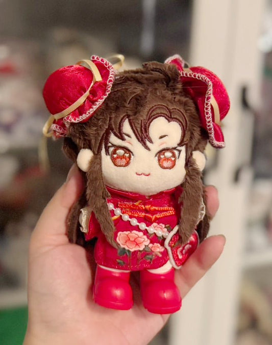 👠❤️ 10cm Red Qipao with Matching Shoes ❤️👠 - Baobaooo Candy House
