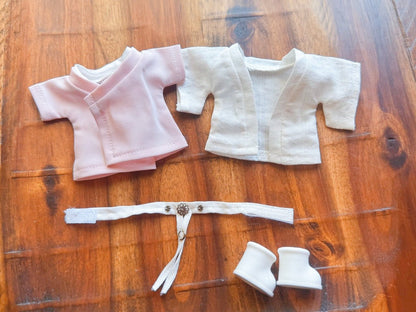 10cm Doll Ancient Chinese Clothing Set (3 Colors) - Baobaooo Candy House