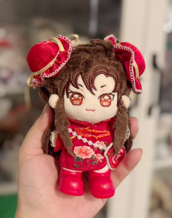 👠❤️ 10cm Red Qipao with Matching Shoes ❤️👠 - Baobaooo Candy House