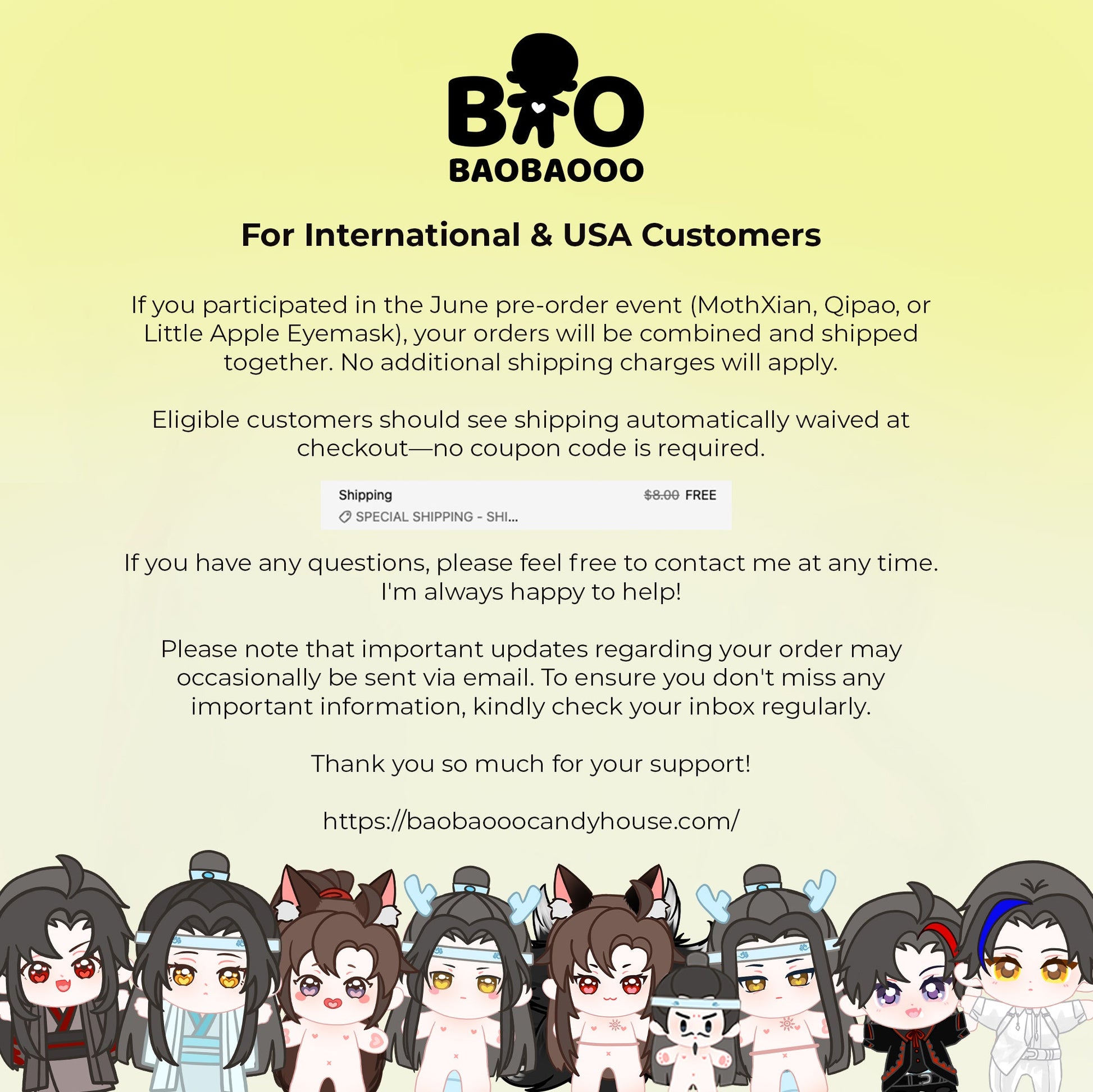 2026 WX Postcard Set Pre-Order - Baobaooo Candy House