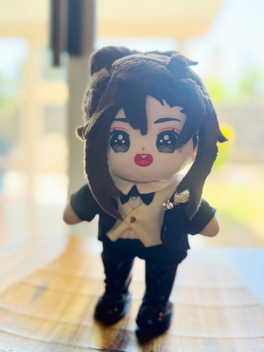 20cm Doll Black Suit Set – Elegant Formal Outfit - Baobaooo Candy House