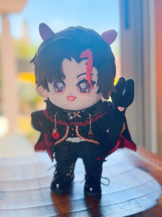 20cm Doll Gothic Royal Black Dress – Elegant Palace Style Outfit - Baobaooo Candy House