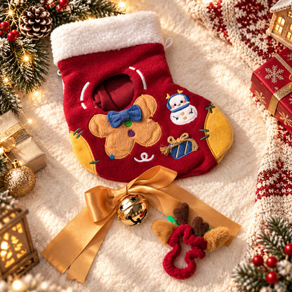 Holiday Stocking Doll Outfit & Tree Ornament for 10cm Dolls 🧦✨