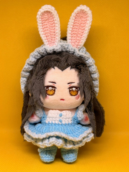 [@syusiaojie] 10cm Handmade Knit Maid Dress Set – Cat & Bunny 🐱🐰🎀