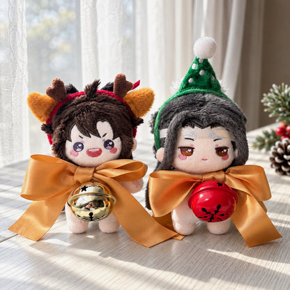 Holiday Stocking Doll Outfit & Tree Ornament for 10cm Dolls 🧦✨