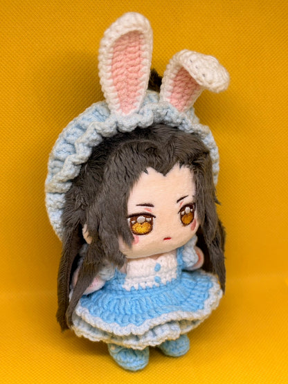 [@syusiaojie] 10cm Handmade Knit Maid Dress Set – Cat & Bunny 🐱🐰🎀