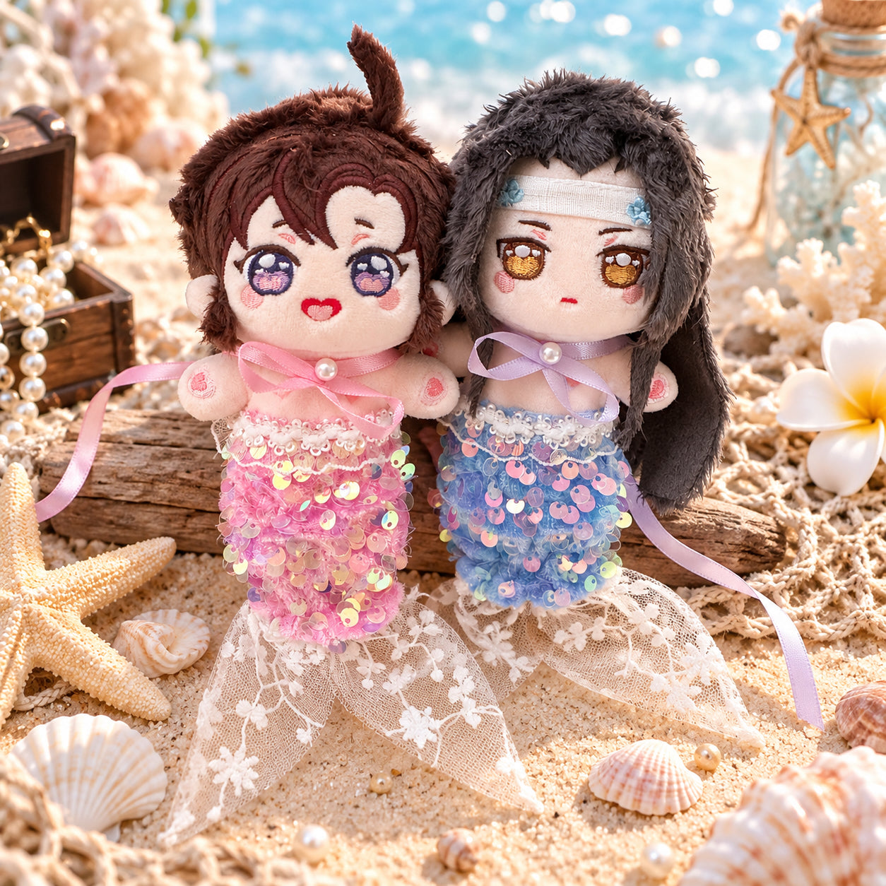 Mermaid Outfit for 10cm & 20cm Dolls 🧜‍♀️🫧