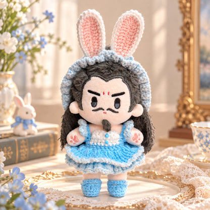 [@syusiaojie] 10cm Handmade Knit Maid Dress Set – Cat & Bunny 🐱🐰🎀