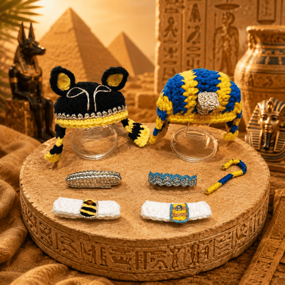 🏺 Egyptian Knit Doll Outfit Set | 5cm & 10cm Dolls | Limited Pre-Order - Baobaooo Candy House