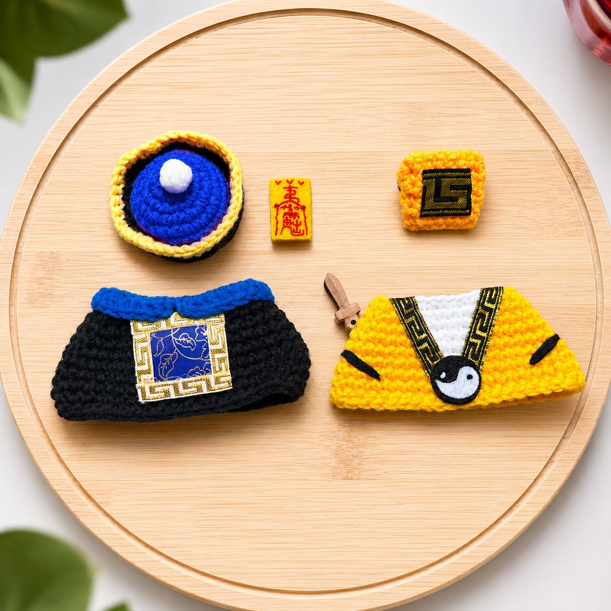 👻 Jianshi & Taoist Knit Outfit Set | Halloween Collection | 5cm & 10cm Dolls | Limited Pre-Order - Baobaooo Candy House