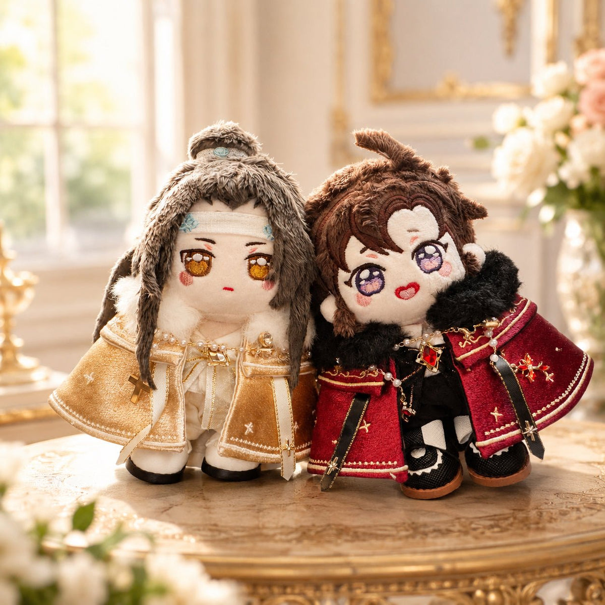 Luxurious Ornate Cape Outfit Set for 10cm Dolls – Elegant and Dramatic! - Baobaooo Candy House